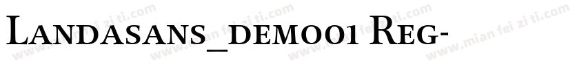 Landasans_demo01 Reg字体转换